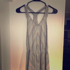 Flowy maxi length dress
